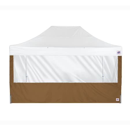 E-Z Up TAA Compliant Panorama Sidewall, 15' W, 15' H, Coyote Brown SW3P15FXTCB